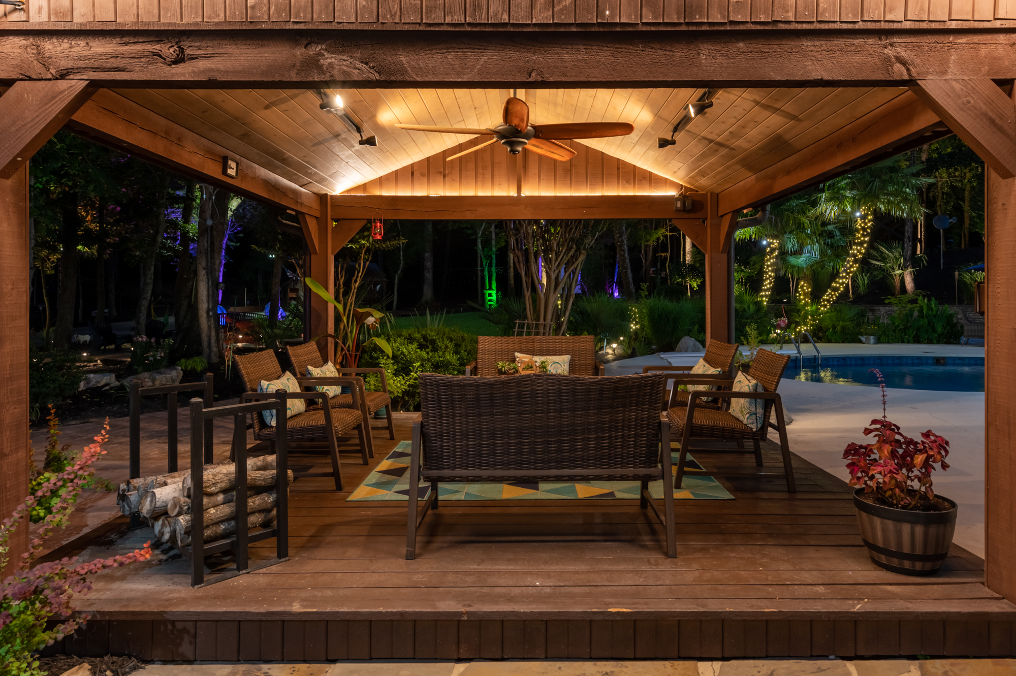 Relax In Private Pool & Cozy Gazebo At Param Farms