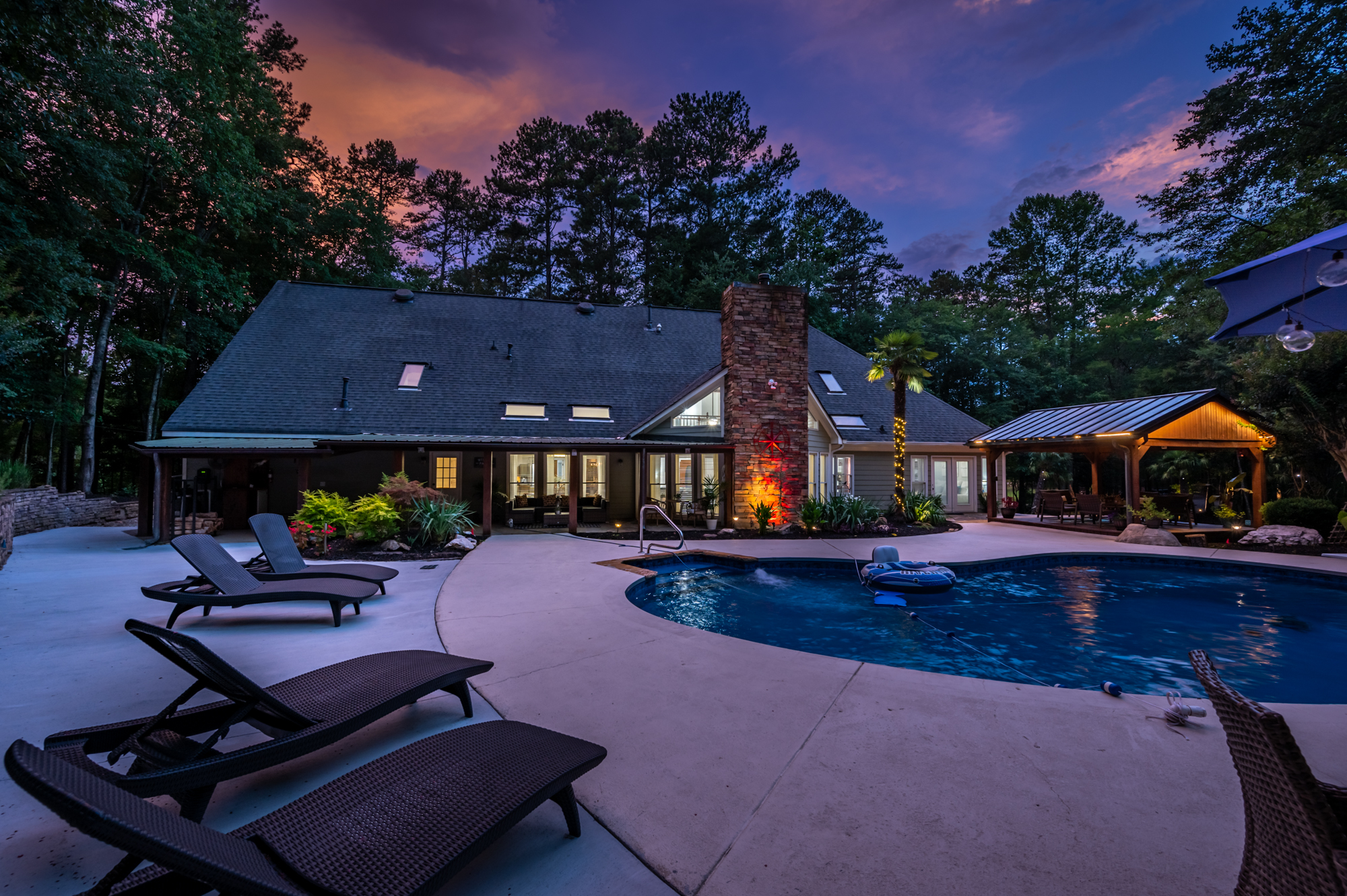 Relax In Private Pool & Cozy Gazebo At Param Farms